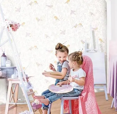papel de colgadura infantil instalado en habitacion de niños y niñas en la cajica cundinamarca